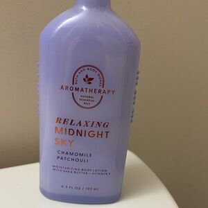 1 BATH & BODY WORKS AROMATHERAPY MIDNIGHT SKY CHAMOMILE PATCHOULI LOTION CREAM